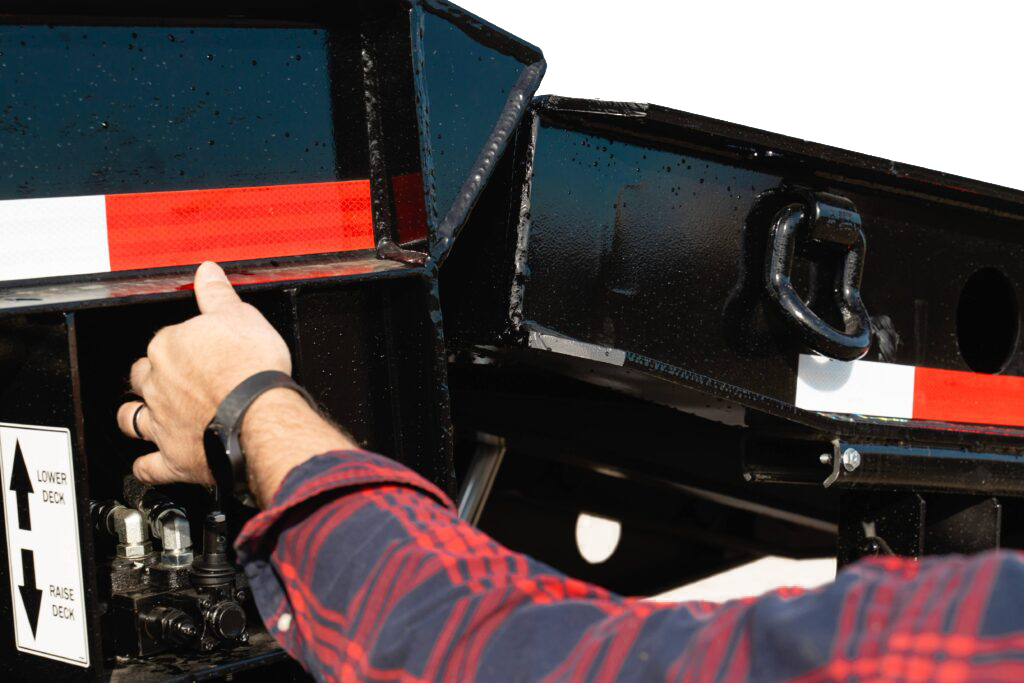 LOAD GROUND LEVEL LIKE A STEP DECK OR